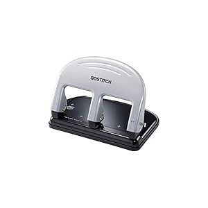 PaperPro Perforatrice 3 trous 2220, capacit&eacute; 20 feuilles 40 feuilles 40 Sheets Silver