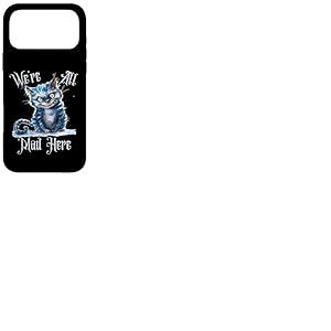 We're All Mad Here Cheshire Cat Alice Wonderland Book Kids Coque pour iPhone 17 Pro Max