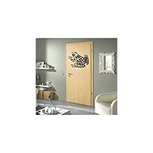 Tatoutex Stickers Grenouille rainette - Gris Clair, L 140cm x H 100cm