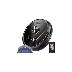 eufy Aspirateur Robot Navigation Laser by Anker, RoboVac X8 Hybrid, Aspiration et Lavage 2-en-1, Puissance 2X 2000 Pa, Laser iPath, IA. Technologie Map 2.0, Technologie Twin-Turbine
