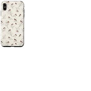 Vintage Redbreast Branches d'hiver Nues Coque pour iPhone XS Max