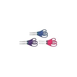 Acme United E-20553 00 Lot d e6 ciseaux à bout rond pour enfant Rose/violet/bleu