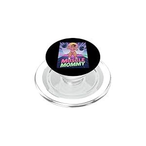 Anime Muscle Mommy Weightlifting Fitness Girl Aesthetic PopSockets PopGrip pour MagSafe
