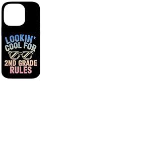 Look Cool pour la rentrée Scolaire de 2e année Coque pour iPhone 14 Pro