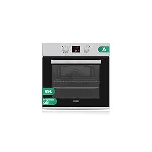 Svan Four Multifonction Inox SHM6701DX. Capacité 69 Litres, 2300 W, Grill, 6 Programmes, Intérieur Émaillé, Minuteur, Nettoyage Facile, Classe Énergétique A
