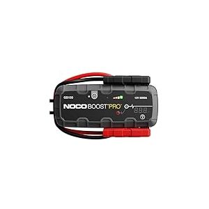 NOCO Boost Pro GB150 3000A 12V Booster Batterie Voiture Lithium UltraSafe, Chargeur Batterie Portable USB et Câbles de Démarrage pour Moteurs à Essence Jusqu'à 9,0L et Moteurs Diesel Jusqu'à 7,0L