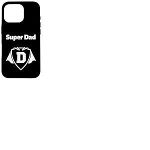 Cape, ic&ocirc;ne du p&egrave;re Super Dad Hero Shield Coque pour iPhone 16 Pro