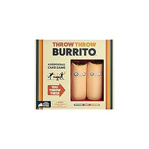 Exploding Kittens Throw Throw Burrito & Throw Throw Avocado Bundle - Card Games for Adults Teens & Kids - Fun Family Games - A Dodgeball Card Game