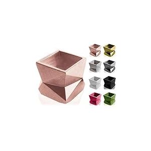 CONCRETTE Pot de Fleurs en Ciment, Cache-Pot Moderne en béton No3 Ø 7,5 cm