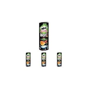 Chips Tuiles Pringles Flame Crème Acidulée - 160g (Lot de 4)
