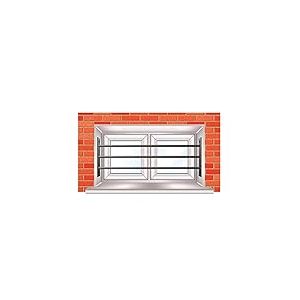 Barreau télescopique - 3 barreaux 30 à 55cm - noir B942V