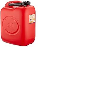 Bidon en plastique rouge de 20 l