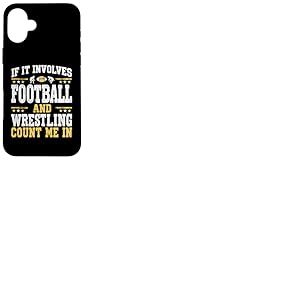 s'il s'agit de Football et de Lutte, comptez sur Moi Sport Westler Coque pour iPhone 16 Plus