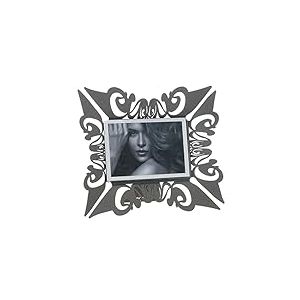 Arti & Mestieri Cadre Photo décoré Horizontal Vanity Design 100% fabriqué en Italie, en Fer, 29 x 26 H (17 x 13H) cm (Fango)