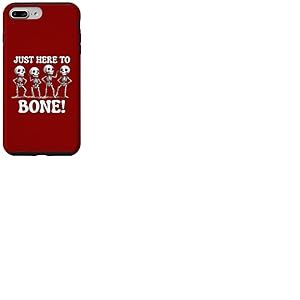 Just Here to Bone Squelette Dancers Halloween Party Fun Coque pour iPhone 7 Plus/8 Plus