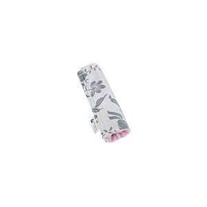Medi Partners Protège Ceinture Enfant Coussin de Sécurité Voiture Protege Kids 17x22cm 100% Coton Minky Cover Securite Auto Poussette pour Bebe Amovible (Berry avec Rosa Minky)