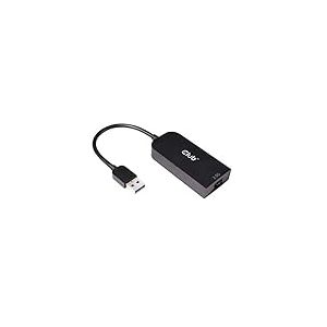 Club 3D USB 3.2 Gen1 Adaptateur Type A vers 2, 5 gigaoctets Ethernet St./BU Noir.