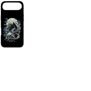 Cr&acirc;ne de Dragon Goth Lune Noir Gothique Femmes Cr&acirc;ne Dragon Coque pour iPhone Air