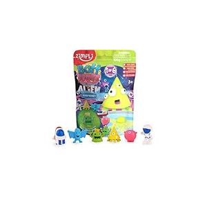 Zimpli Kids Large Alien Surprise Bath Bomb, 6 Surprise Alien Toys to Collect in Total, One Per Bath Bomb, Mystery Toys for Boys & Girls, Collectible Toy, Party Bag Favours Fillers, Novelty & Gag Toys