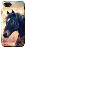 Cheval Feuilles Automne Cheval Coque pour iPhone SE (2020) / 7 / 8