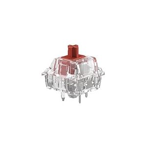 Glorious Gaming - 110x Switches Linéaires Fox (Lourds) pour Claviers Mécaniques, Lubrifiés, Silencieux, pour Hot-Swap, Max RGB pour Claviers Rétroéclairés, Compatibles Cherry MX