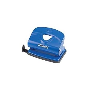 Rexel 2100762 Perforateur en métal 2 Trous 20 Feuilles Bleu