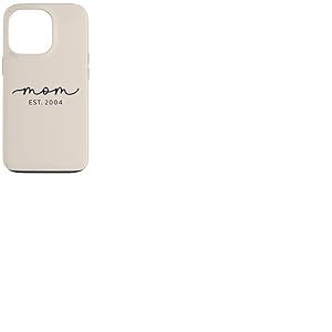 Maman Est 2004 Personnalis&eacute; Maman Personnalis&eacute; F&ecirc;te des M&egrave;res Personnalis&eacute; Coque pour iPhone 13 Pro