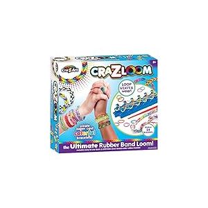 Crazloom Loom Band Toys, Creative Toy, Rubber Band Toy, Friendship Bracelets, Latex Free Loom Bands, 600 Loom Bands