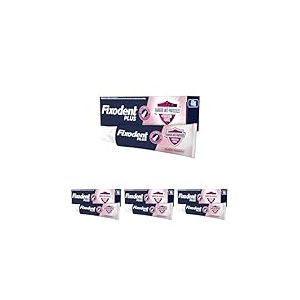 Fixodent Plus Barri&egrave;re Anti-Particules Cr&egrave;me Adh&eacute;sive pour proth&egrave;ses Totales & Partielles 40ml (Lot de 4)