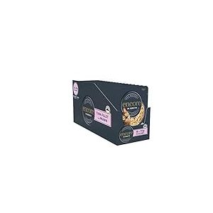 Encore Natural Nourriture Humide pour Chat, Filet de Thon avec crevettes dans Un Sachet de 70 g (16 x 70 g)