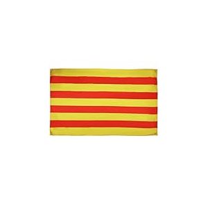 AZ FLAG Drapeau Catalogne 150x90 cm avec 4 oeillets, Pavillon Catalan pour balcon ou mur