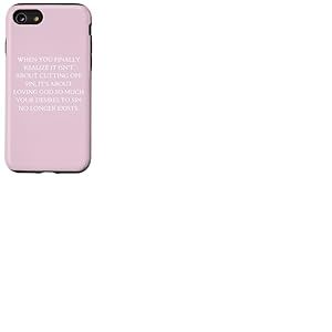 Obéissance Quand Vous réalisez Enfin qu'il s'agit d'aimer Dieu Coque pour iPhone SE (2020) / 7/8