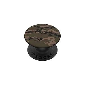 Motif camouflage vert chasse PopSockets PopGrip Adhésif