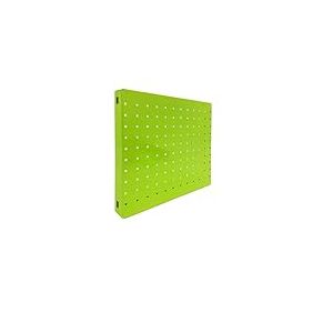 Simonboard Panneau m&eacute;tallique perfor&eacute; 2 &eacute;tag&egrave;res Vert 300 x 300 x 35 mm