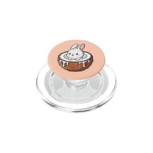 Lapin Mignon en Coco Tropical PopSockets PopGrip pour MagSafe