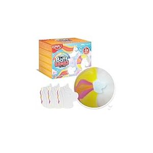 Zimpli Kids - 3 Bombe da bagno Unicorno di grandi dimensioni, frizzanti da bagno ad Effetto Speciale per Bambini, giocattoli Unicorno per bambine dai 3 Anni in su, giocattoli da bagno