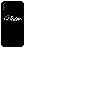 Beautiful Feminine Naim Handwritten Font Coque pour iPhone XS Max