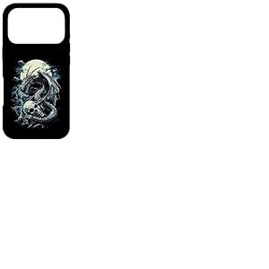 Cr&acirc;ne de Dragon Goth Lune Noir Gothique Femmes Cr&acirc;ne Dragon Coque pour iPhone 17 Pro