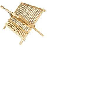 FORNOR 12157 &Eacute;GOUTTOIR en Bambou 39,5 x 34,5 x 26,5 cm