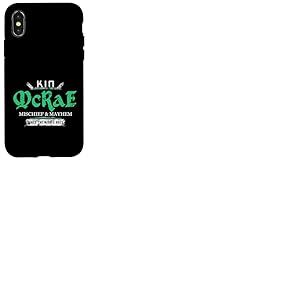Kin McRae Mischief and Mayhem Since The Middle Age Coque pour iPhone X/XS