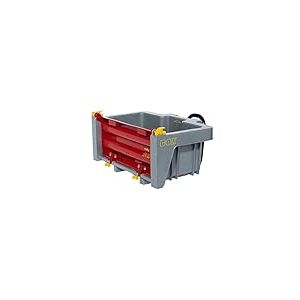 RollyToys 408948 RollyBox Remorque de Tracteur (Fonction basculante, Couleur Gris/Rouge, pour Enfants de 3 à 10 Ans, pour tracteurs Enfants)