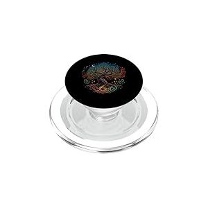 Arbre de Vie Yggdrasil Viking Midgard Thor Walhalla PopSockets PopGrip pour MagSafe