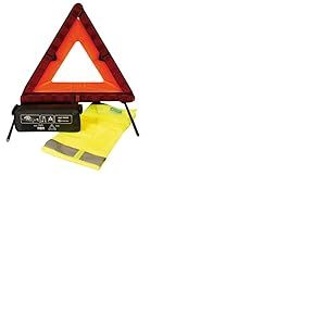 CORA 000126908 Kit de s&eacute;curit&eacute; Auto avec Triangle de pr&eacute;signalisation et Gilet