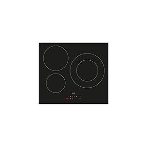 Wonder Placa de Inducción Cristal negro WI3601. Potencia máx. 7200 W, 3 Zonas de Cocción, 9 Niveles de Cocción, Control Táctil, Función Turbo, Bloqueo y Autodesconexión de Seguridad