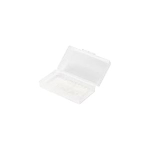 ANSMANN Boîte de Rangement pour 1 à 4 Piles (1 PCE) – Boîte de Transport pour 4X 16340 ou 2X 18650 – Boîte en Plastique de qualité supérieure pour Conservation sécurisée des Piles Lithium