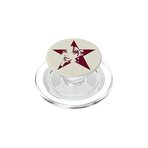 Pochoir &eacute;toile Graffiti Art Mignon Timide Jolie Fille Femme PopSockets PopGrip pour MagSafe