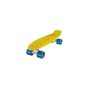 Ridge Skateboards 22" Original Mini Cruiser Skate 55cm Skateboard Planche a Roulettes Complète en 90 couleurs Jaune/Bleu/Blanc
