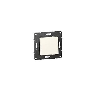 BTicino - Interrupteur ou va-et-vient Alt&egrave;ge 10A avec connexion &agrave; bornes automatiques - finition Neige