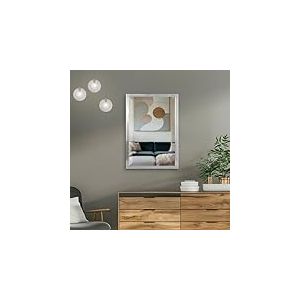 Head West Miroir de courtoisie de Salle de Bain en Nickel bross&eacute;, Miroir d&eacute;coratif biseaut&eacute; en Acier Inoxydable pour d&eacute;coration Murale, miroirs rectangulaires en m&eacute;tal pour &eacute;vier, Chambre, Salon,