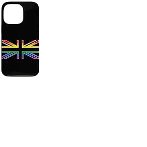Drapeau Union Jack LGBTQ GAY Pride arc-en-ciel Royaume-Uni Coque pour iPhone 13 Pro